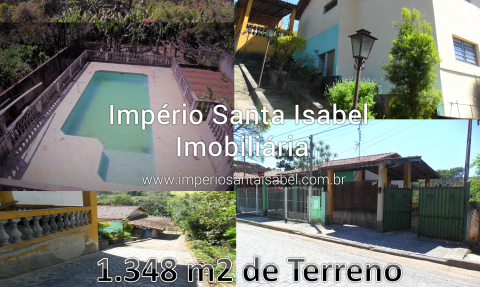 [Vende 2 Casas Com Piscina Centro Santa Isabel 1.348 M2 - R$ 1.500,000,00]