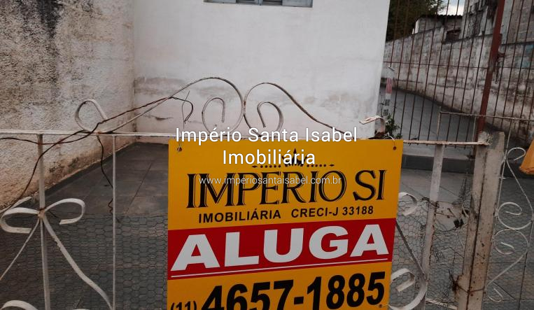 [Aluga casa 3 cômodos com garagem na Av. Presidente vargas, 28 A- Cruzeiro- Santa Isabel SP ]