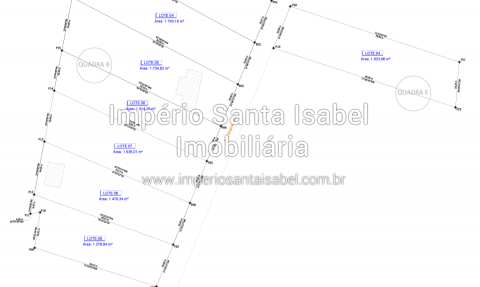 [Vende 4 lotes de  Terrenos com área total de 5.488  m2 sendo cada lote a partir de  80 mil - Chácaras Reunidas Canadá - Santa Isabel -SP ]