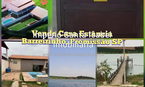 [Vende Casa Condomínio Fechado - Represa-Estância Barreirinho - Promissão SP ]