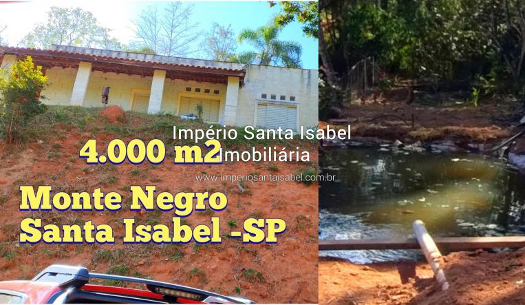 [Vende chácara 4000 m2 com lago no final do monte Negro - Santa Isabel -SP- REF: 1532]