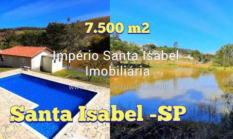 [Vende Chácara 7500 m2 com Piscina-Lago-no Pouso Alegre -Santa Isabel SP]