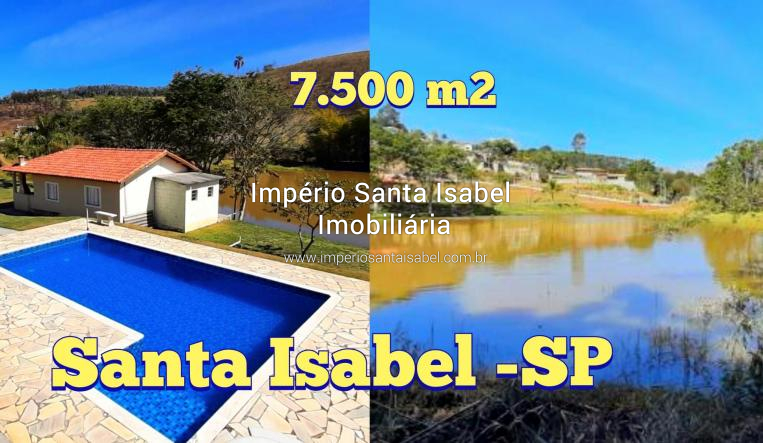 [Vende Chácara 7500 m2 com Piscina-Lago-no Pouso Alegre -Santa Isabel SP]