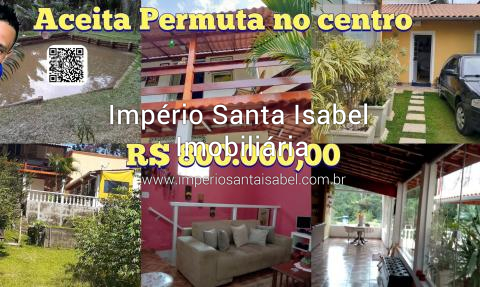 [vende Chacara 1.470 m2 -Lago -bairro Chacaras Reunidas Canada- Aceita Permuta por casa no centro de Santa Isabel-SP]