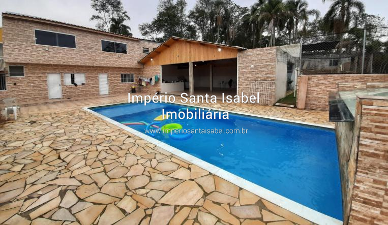 [Vende Chácara 1.600 m2 com Piscina- Salão festas- campo- Jardim Portugal- Santa Isabel SP ]