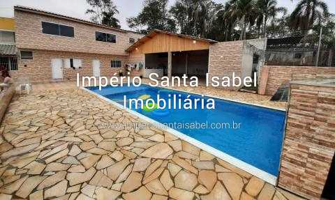 [Vende Chácara 1.600 m2 com Piscina- Salão festas- campo- Jardim Portugal- Santa Isabel SP ]