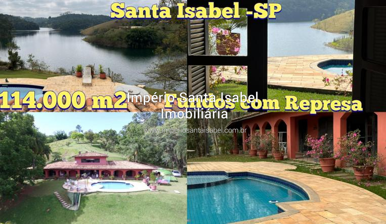 [Vende chácara 114.000 M2 com Fundos com a Represa - Santa Isabel -SP ]