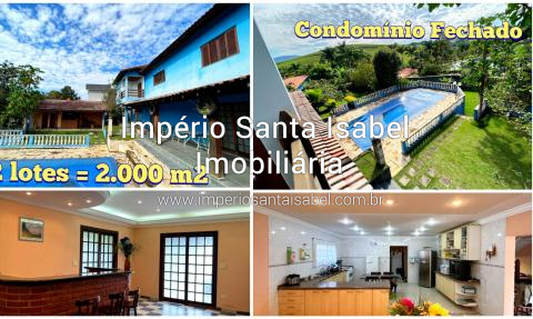 [Vende Chácara 2.000 M2- piscina -condomínio Mont Clair- Santa Isabel SP _ aceita Permuta ]