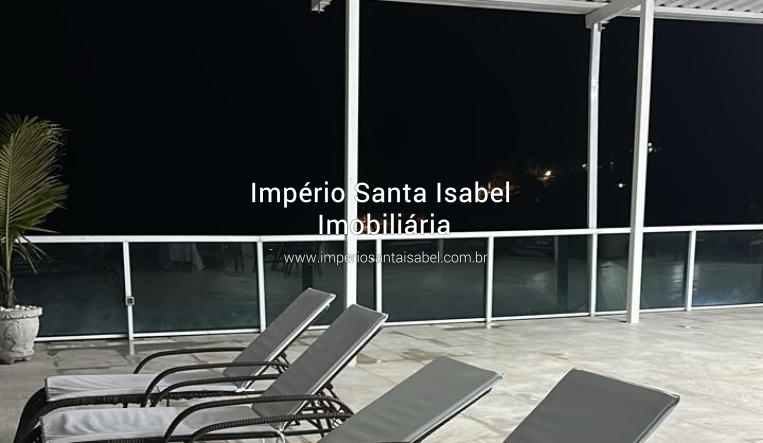 [Vende chacara 2.760 m2 tamanho e 1.080 m2 construção com piscina e fundos com a Represa Santa Isabel ref: 1464]