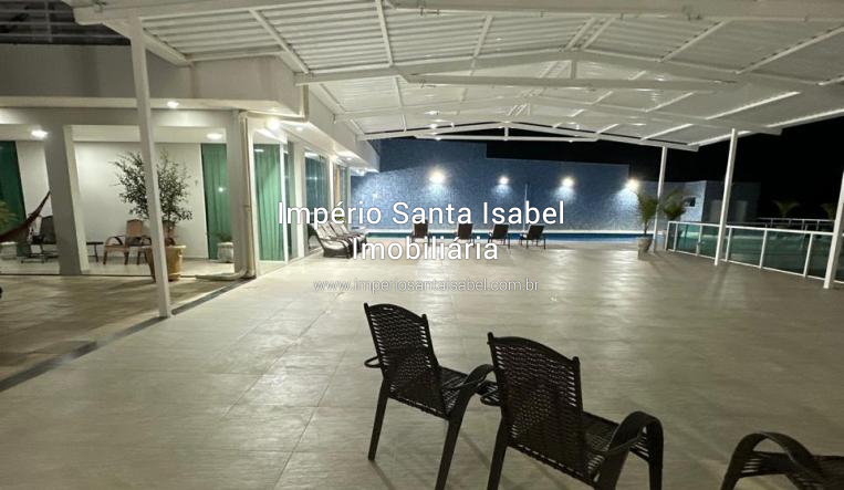 [Vende chacara 2.760 m2 tamanho e 1.080 m2 construção com piscina e fundos com a Represa Santa Isabel ref: 1464]