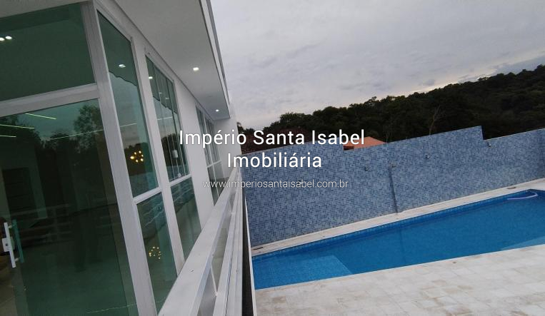 [Vende chacara 2.760 m2 tamanho e 1.080 m2 construção com piscina e fundos com a Represa Santa Isabel -SP ]