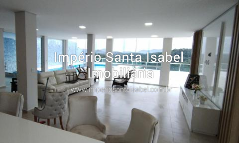 [Vende chacara 2.760 m2 tamanho e 1.080 m2 construção com piscina e fundos com a Represa Santa Isabel -SP ]