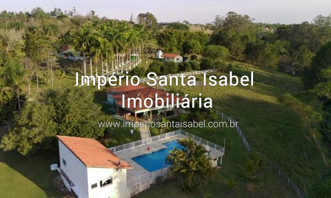 [Vende Chácara com 24.000m2- Piscina -Lago- Plano-Escritura -Alto Padrao-Santa Isabel SP REF 1988]