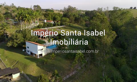 [Vende Chácara com 24.000m2- Piscina -Lago- Plano-Escritura -Alto Padrao-Santa Isabel SP REF 1988]