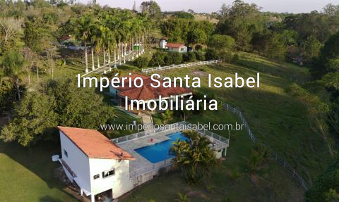 [Vende Chácara com 24.000m2- Piscina -Lago- Plano-Escritura -Alto Padrao-Santa Isabel SP REF 1988]