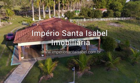 [Vende Chácara com 24.000m2- Piscina -Lago- Plano-Escritura -Alto Padrao-Santa Isabel SP REF 1988]