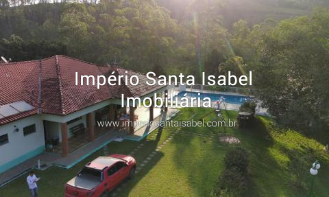 [Vende Chácara com 24.000m2- Piscina -Lago- Plano-Escritura -Alto Padrao-Santa Isabel SP REF 1988]