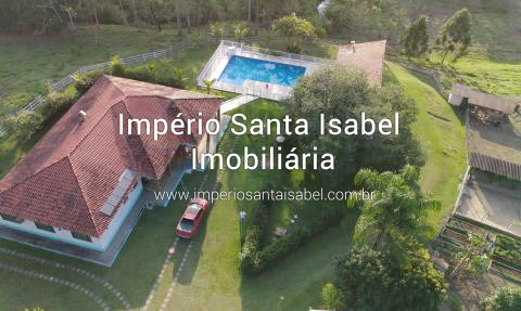 [Vende Chácara com 24.000m2- Piscina -Lago- Plano-Escritura -Alto Padrao-Santa Isabel SP REF 1988]