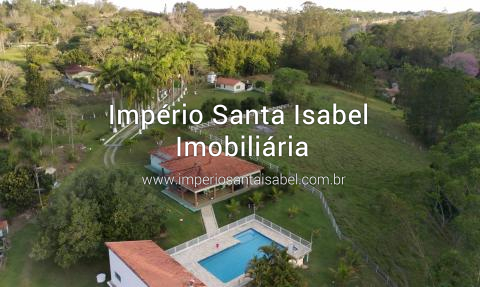 [Vende Chácara com 24.000m2- Piscina -Lago- Plano-Escritura -Alto Padrao-Santa Isabel SP REF 1988]