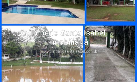 [Vende Chácaras 36.000M2-Piscina-Lago-3Casasno Bairro Figueira-Santa Isabel-Sp]