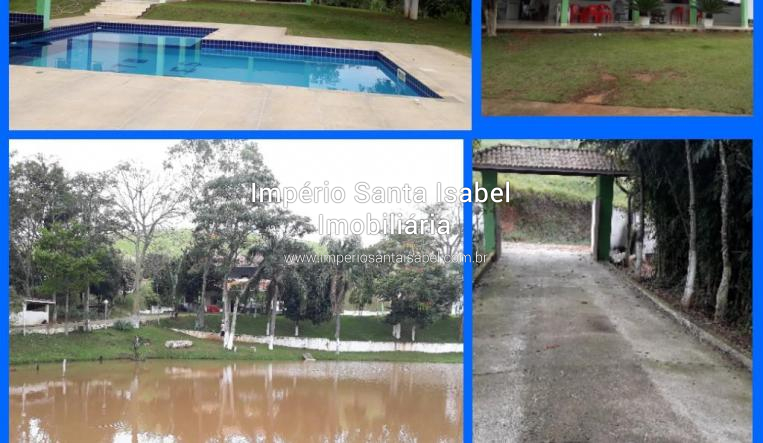 [Vende Chácaras 36.000M2-Piscina-Lago-3Casasno Bairro Figueira-Santa Isabel-Sp]