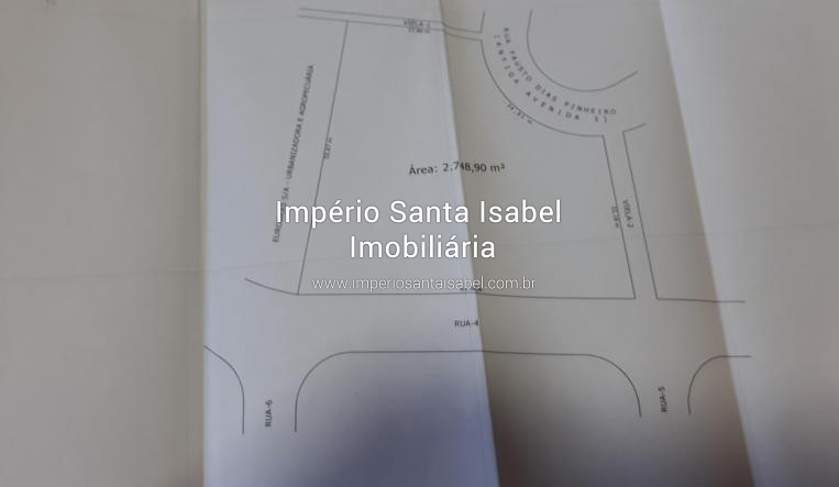 [Vende área 2.749,90 m2 Jardim Vista Verde a 2km do centro Santa Isabel ]