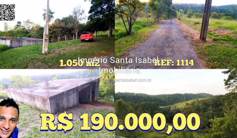 [Vende-se terreno 1.050 m2 com casa semi acabada no Bairro Tevó em Santa Isabel-SP ]