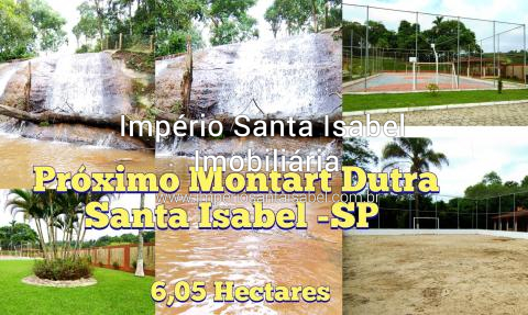 [Vende sítio com 6,05 Hectares - Cachoeira -Quadra- próximo Dutra- Montar Santa Isabel -SP Santa Isabel -SP ]