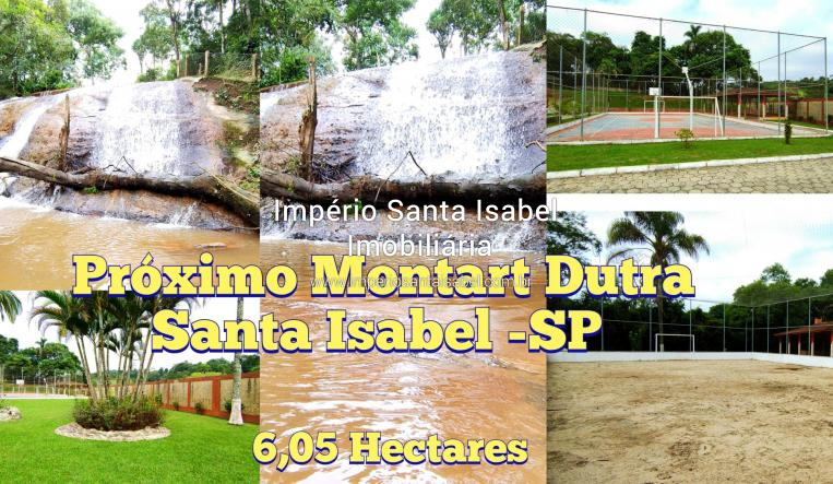 [Vende sítio com 6,05 Hectares - Cachoeira -Quadra- próximo Dutra- Montar Santa Isabel -SP Santa Isabel -SP ]