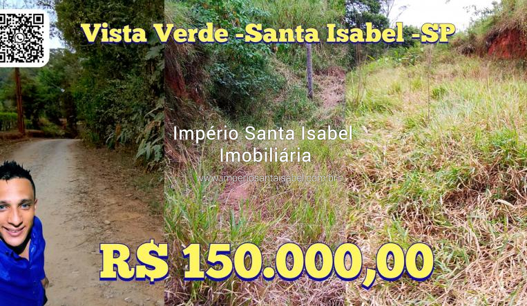 [Vende Terreno 345 m2 vista Verde a poucos metros do centro de Santa Isabel ]