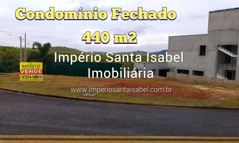 [Vende Terreno de esquina no Condomínio Entreserras 440 m2- Santa Isabel SP ]