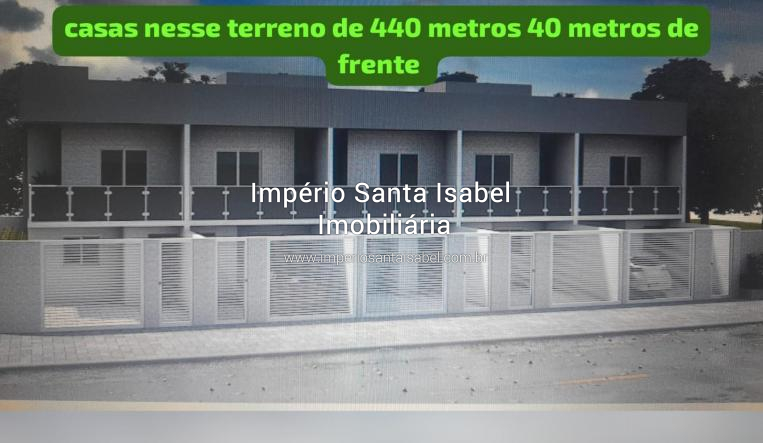 [Vende um terreno 443M2-com projeto aprovado para construir -com escritura no Jd Eldorado- Santa Isabel SP ref:1687]